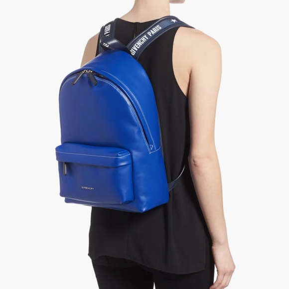 New Authentic Givenchy Logo Strap Backpack main image 11
